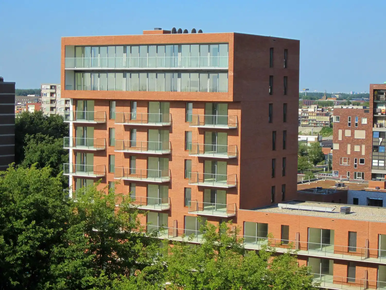 Balkons bij Paptahof