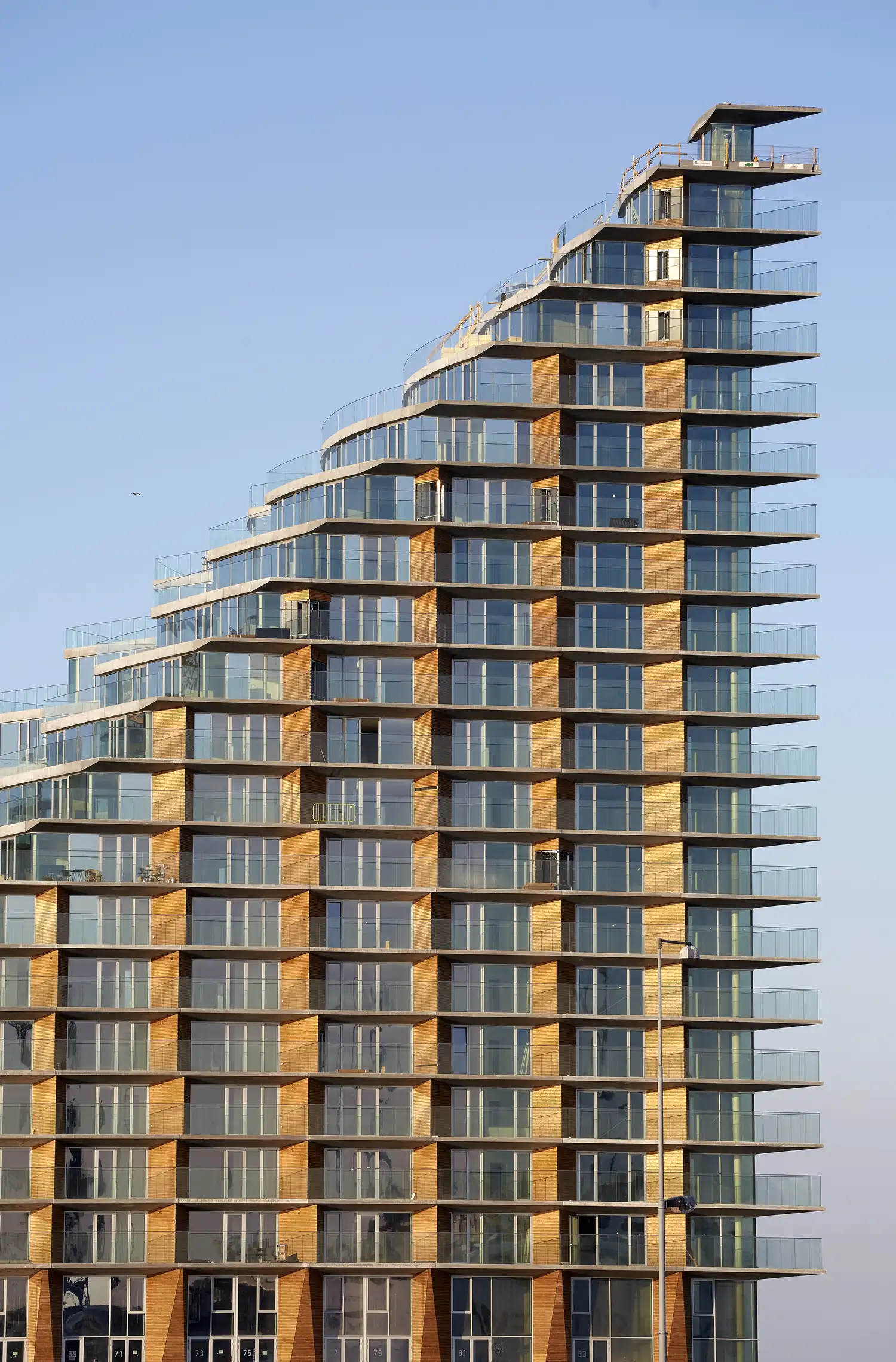 Slim balconies in UHPC